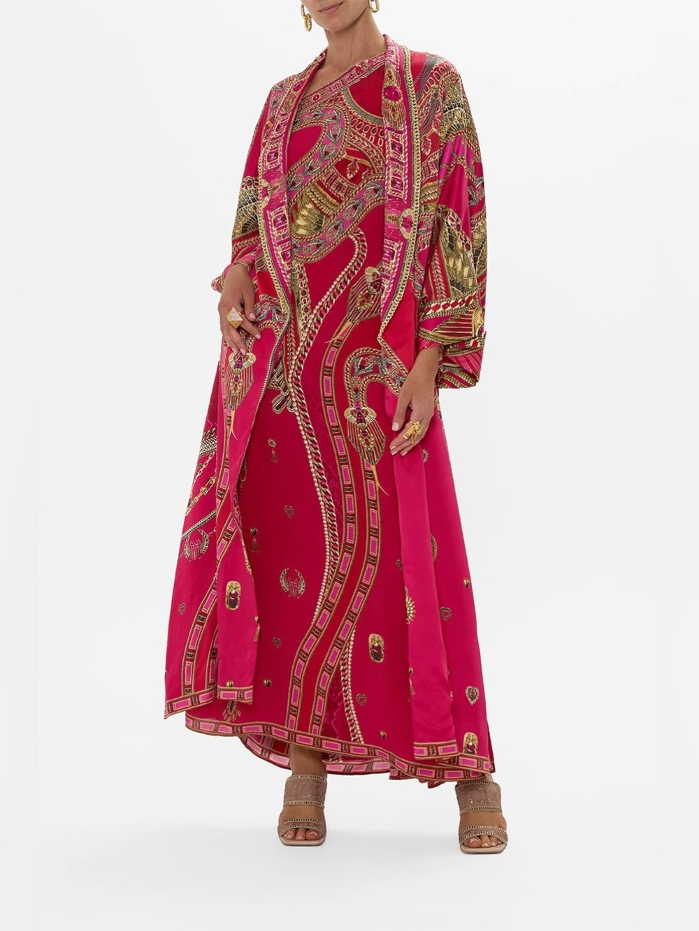 Camilla Long Robe With Narrow Collar
Kissed By A Cobra
